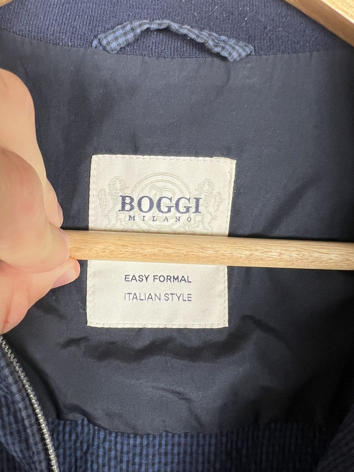 Boggi Boggi Milano Easy Formal Bomber Jacket Size US M / EU 48-50 / 2 - 6 Thumbnail