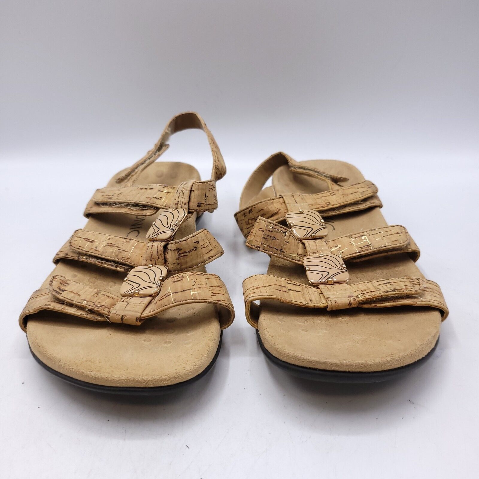 Vionic Vionic 44 Amber Slide Sandals Womens Size 7 TVW1275 Beige Size US 7 / IT 37 - 2 Thumbnail