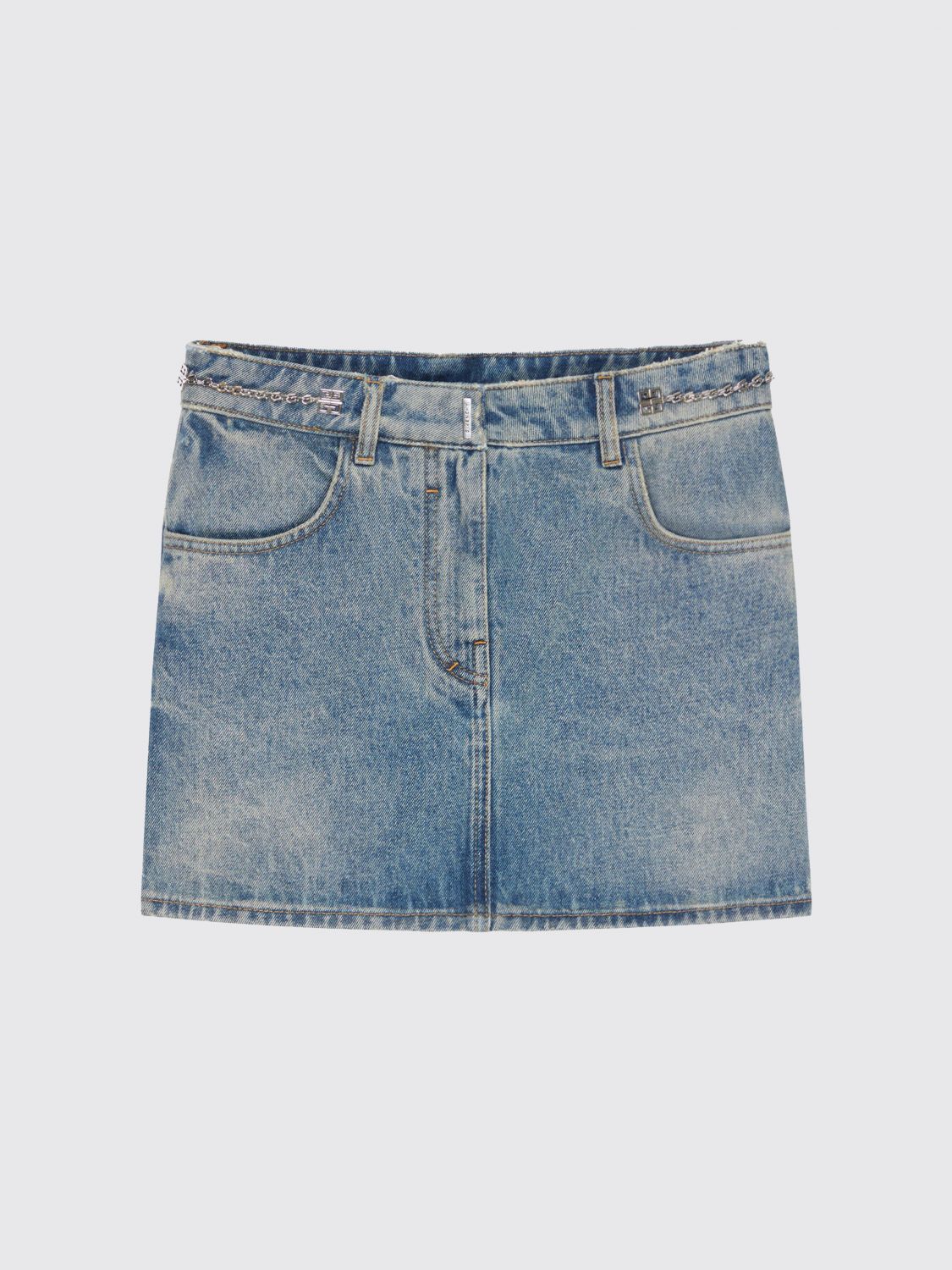 image of Givenchy Skirt Woman Blue, Women's (Size 26)