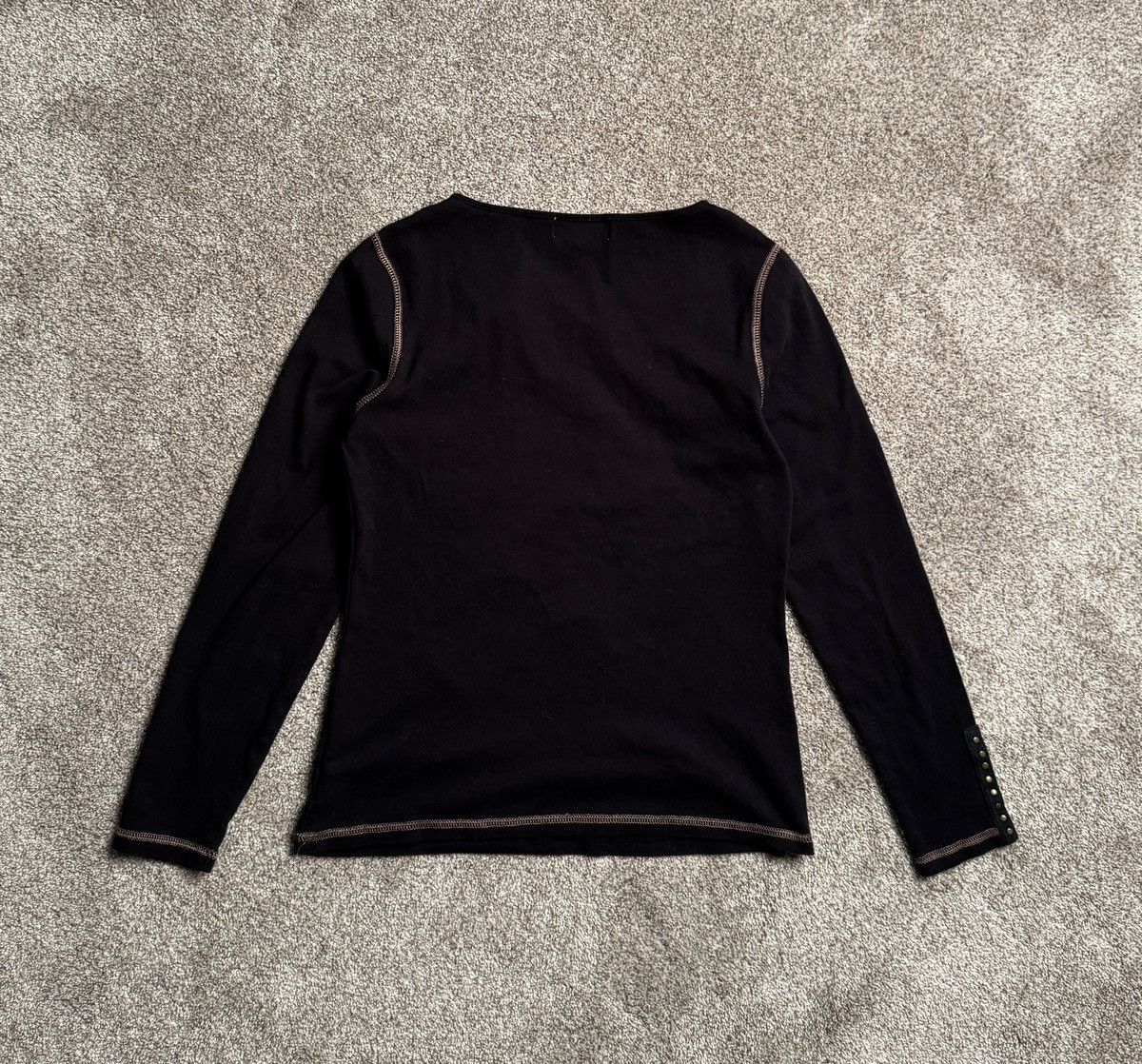 Other BLACK LANA LEE RHINESTONE “ROSE” LONG SLEEVE Size S / US 4 / IT 40 - 4 Thumbnail