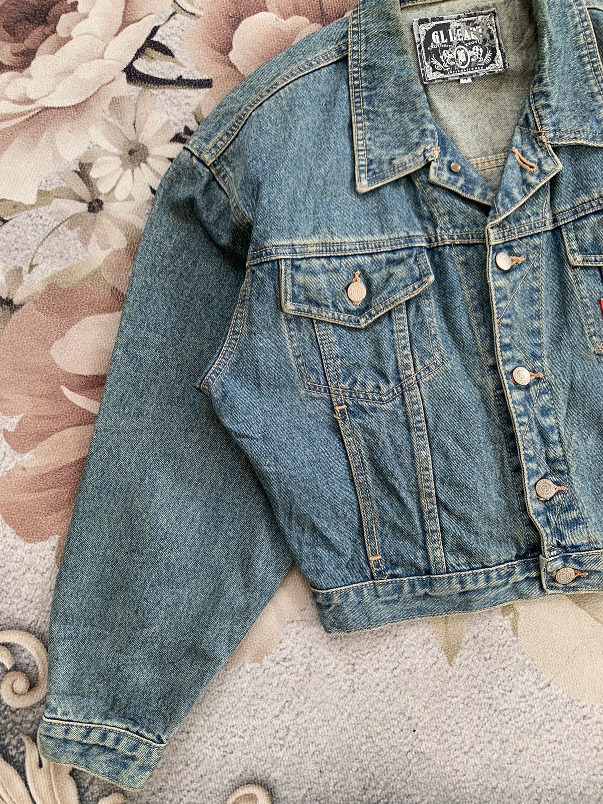 Japanese Brand GL HEART DENIM TRUCKER JACKET Size US M / EU 48-50 / 2 - 3 Thumbnail