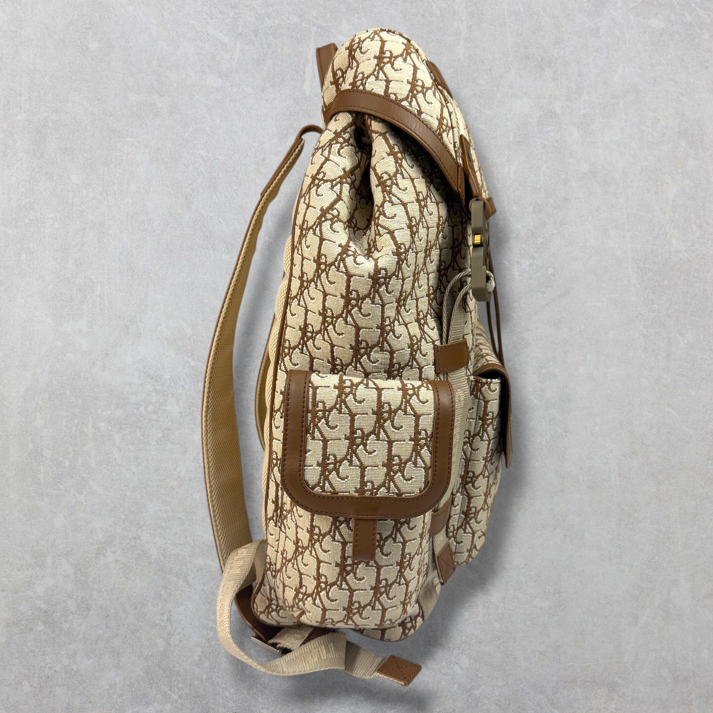 Dior Dior x Cactus Jack "Hit The Road" Backpack Coffee Size ONE SIZE - 4 Thumbnail