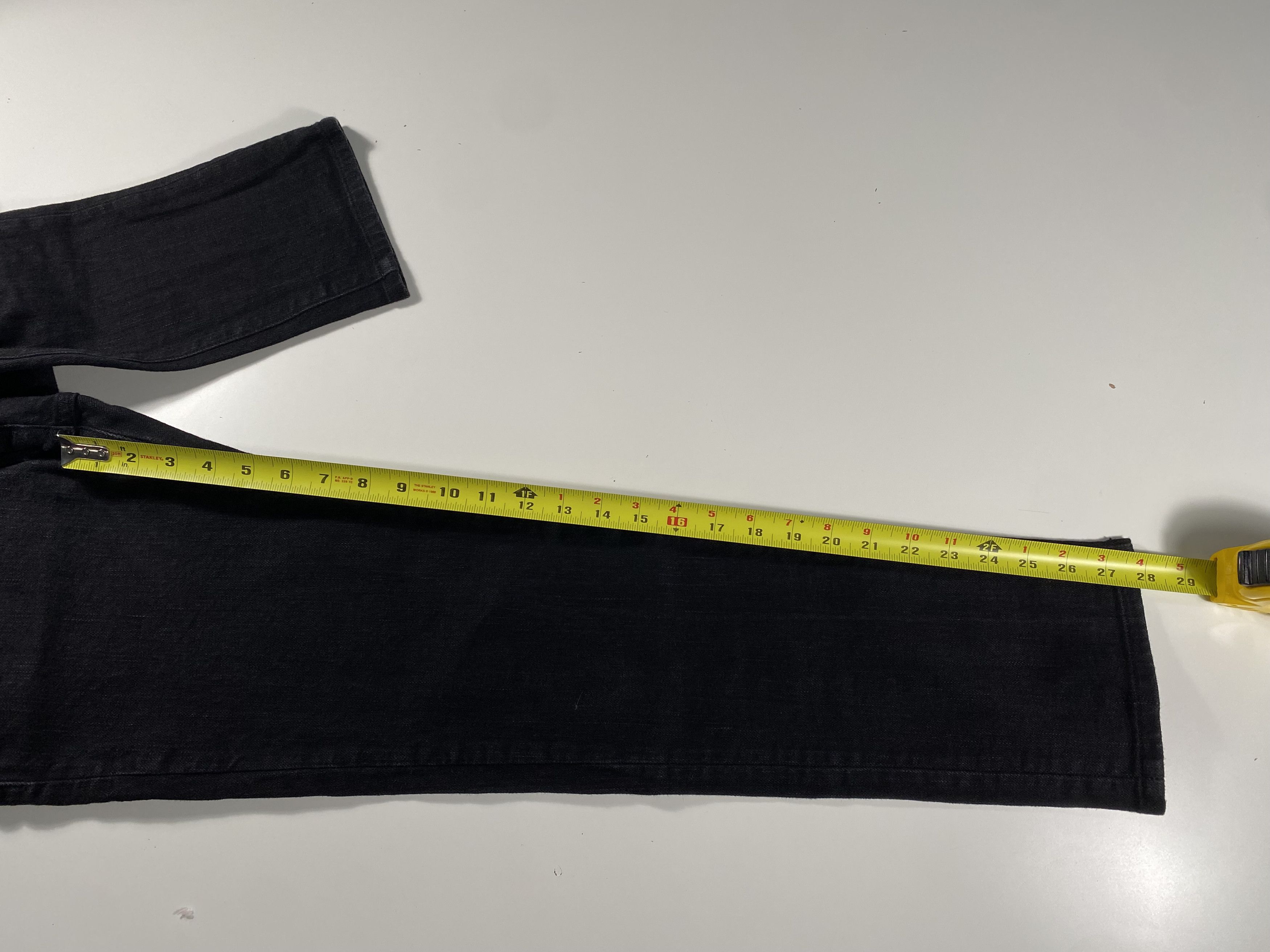 Burgus Plus Burgus Plus Lot 740-ST Black Denim Size 31x28 Size US 31 - 6 Thumbnail