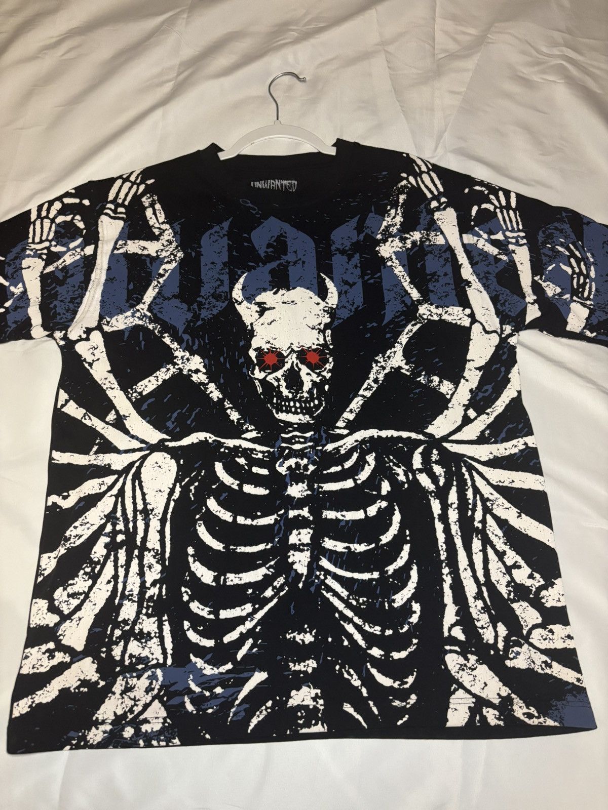 Superrradical HALF EVIL X SUPERRADICAL X UNWANTED skeleton T Size US M / EU 48-50 / 2 - 2 Thumbnail