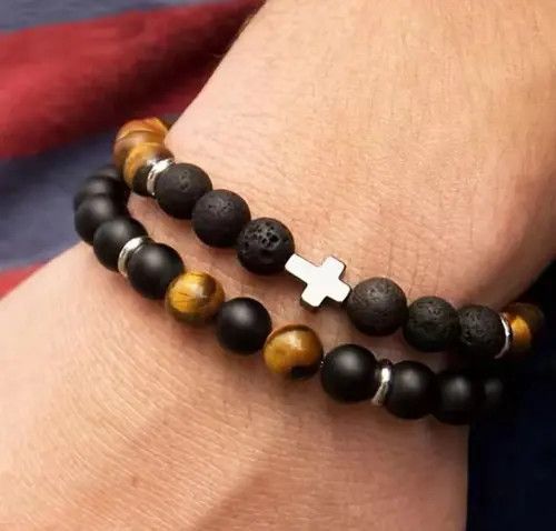 Jewelry Fujisawa x Kyoko Double Beads Cross Bracelet Size ONE SIZE - 5 Thumbnail