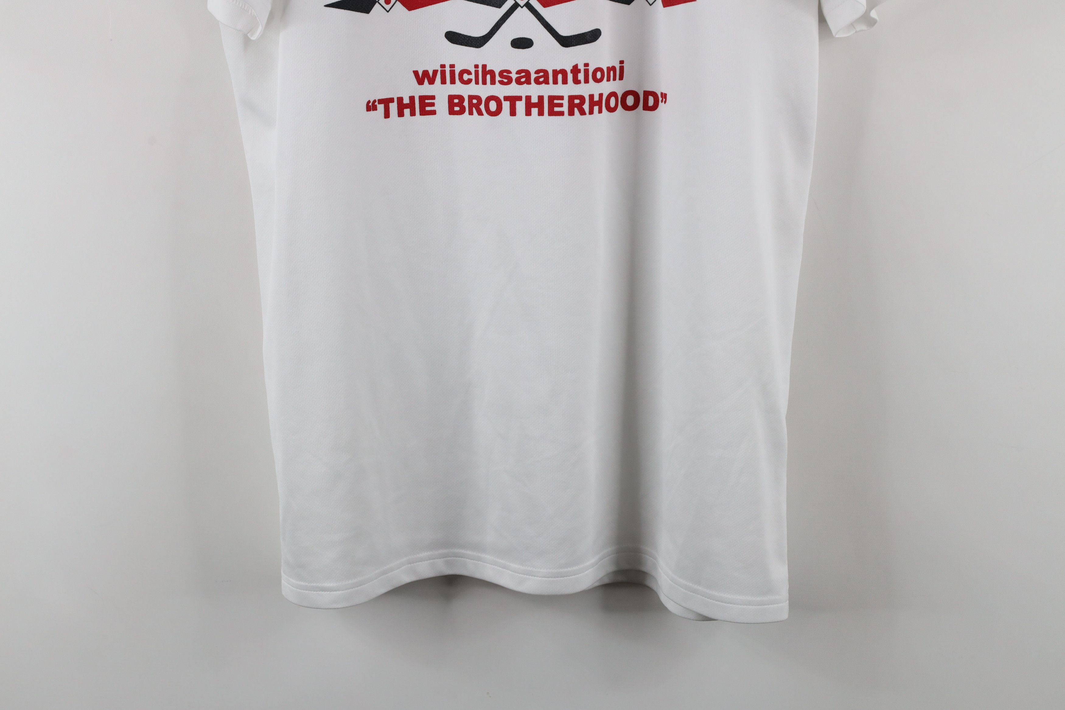 Adidas × Vintage Adidas Issued Miami University Ohio Hockey T-Shirt White Size US M / EU 48-50 / 2 - 3 Thumbnail