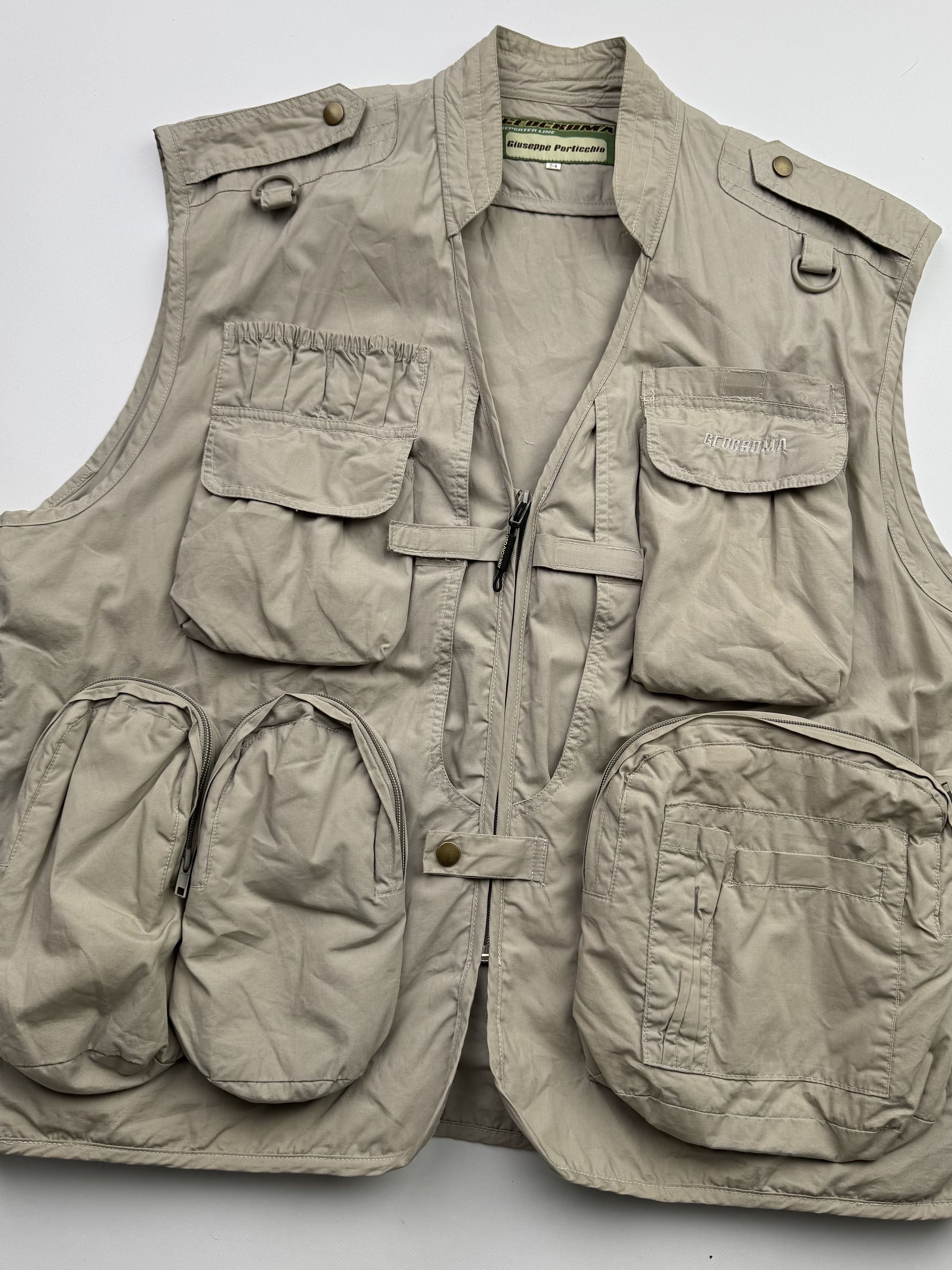 Vintage Vintage Multi-Pocket Vest B504(E2)(V391) Size US XXL / EU 58 / 5 - 4 Thumbnail