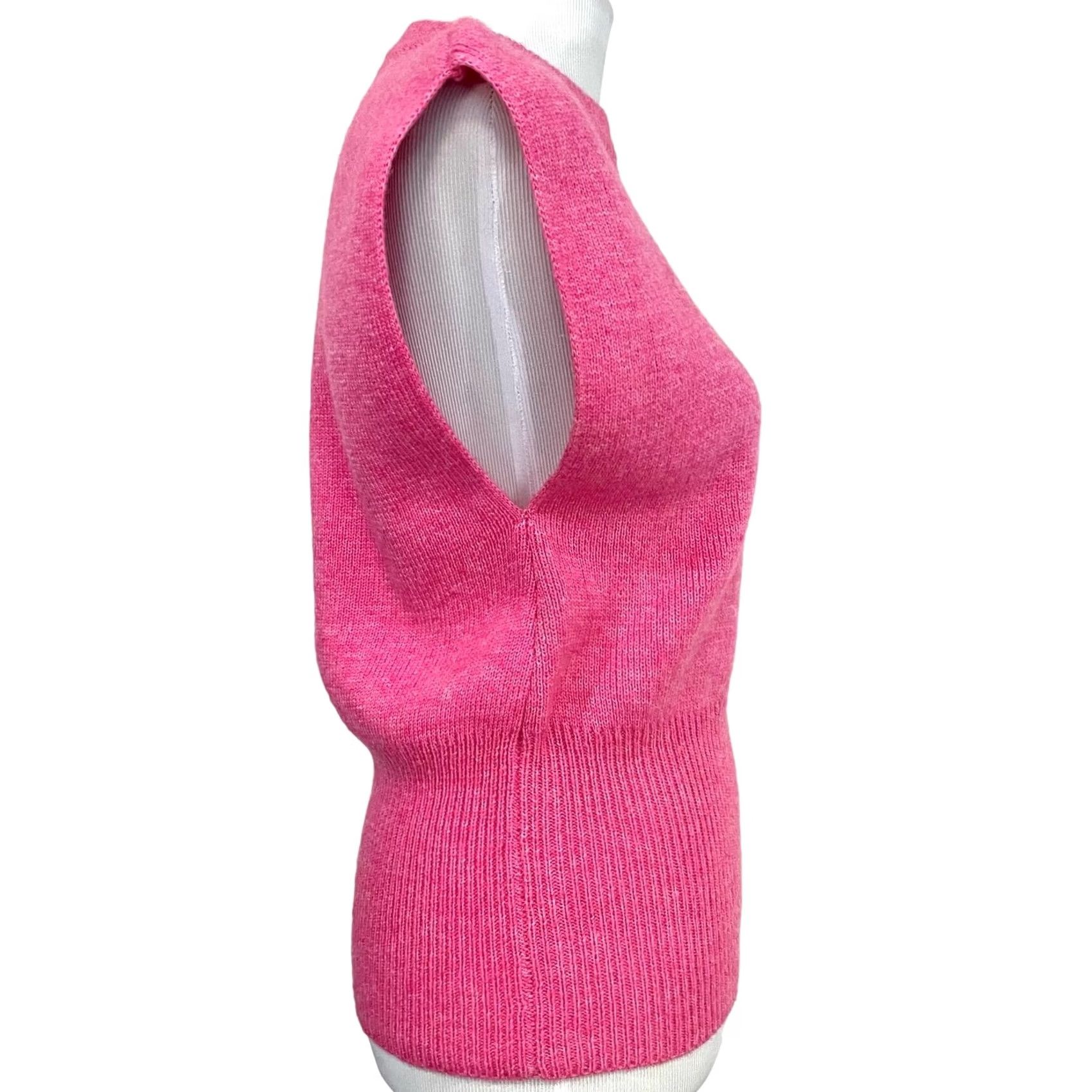 Vintage Molly Bracken Premium Sleeveless Sweater Bright Pink Boxy Women’s Sz M Sleeveless Pullover Womens Pink Boxy M Size M / US 6-8 / IT 42-44 - 5 Thumbnail