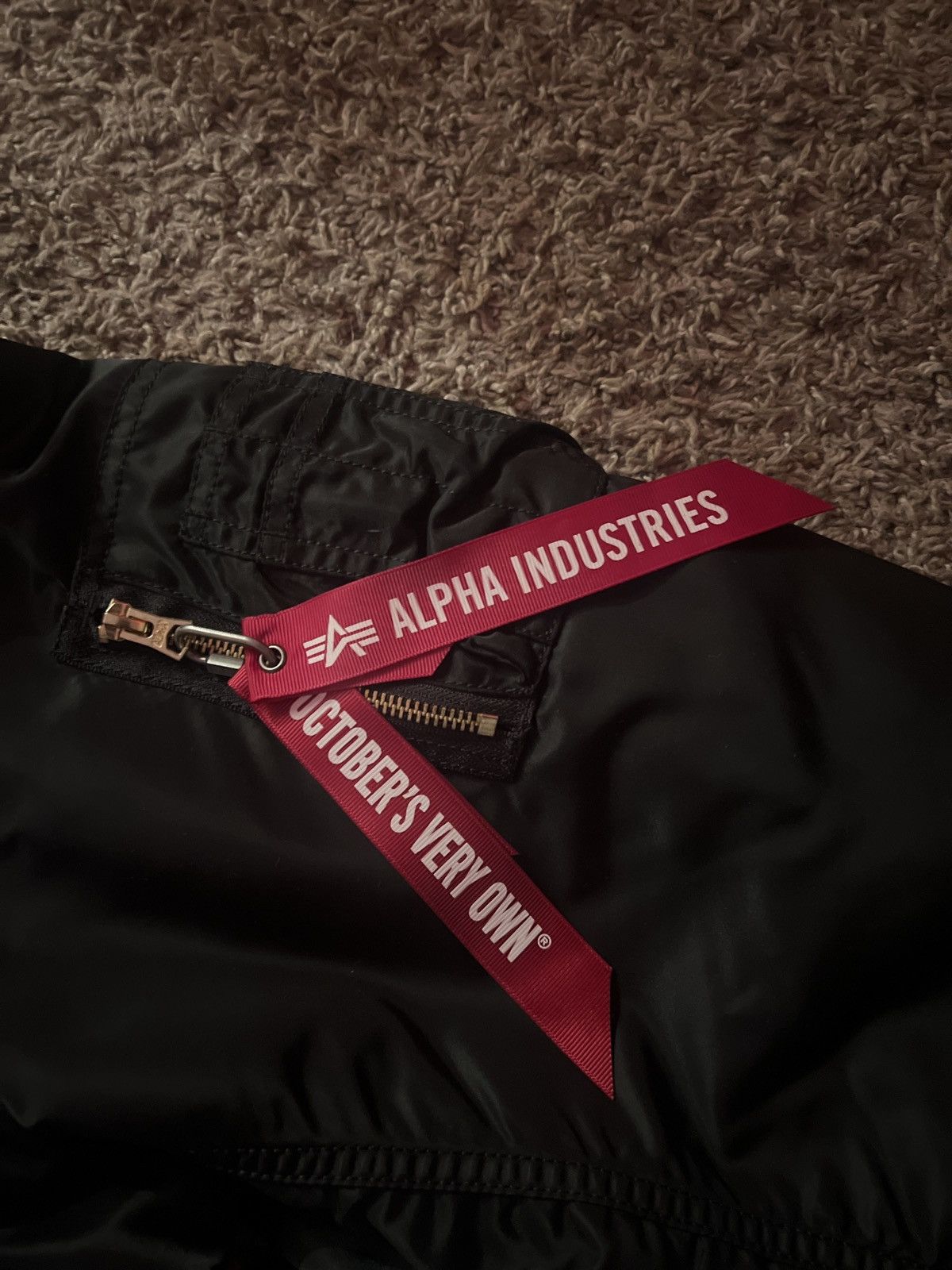 Alpha Industries reversible black ovo hot boys bomber jacket Size US L / EU 52-54 / 3 - 6 Thumbnail