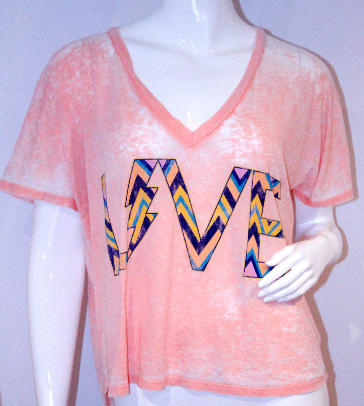 SIGNORELLI V-Neck TEE SHIRT Light Orange 