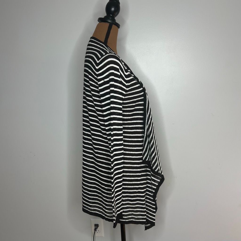 Other AB Studio, Fly Away Waterfall Draped Black White Striped Car Size M / US 6-8 / IT 42-44 - 4 Thumbnail