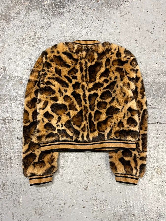 Dolce & Gabbana AW2021 Dolce & Gabbana Leopard Print Fur Bomber Cardigan Jacket Size S / US 4 / IT 40 - 4 Thumbnail
