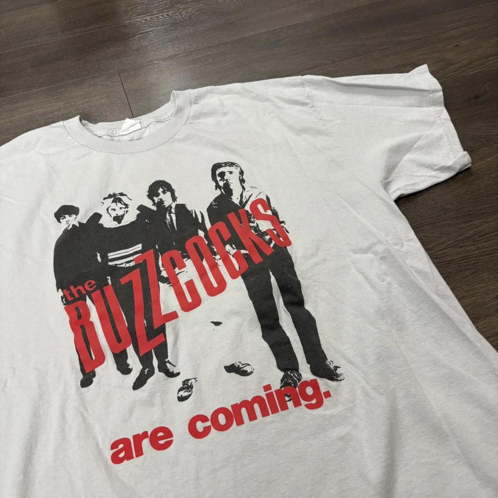 Other Vintage the buzzcocks are coming t shirt 00s XL Size US XL / EU 56 / 4 - 1 Thumbnail