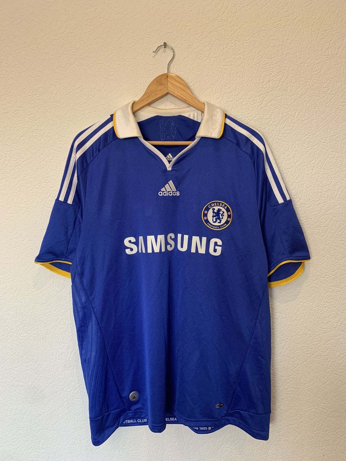 Adidas × Vintage Adidas Chelsea 2008/2009 Home Kit Soccer Jersey Size US L / EU 52-54 / 3 - 1 Thumbnail