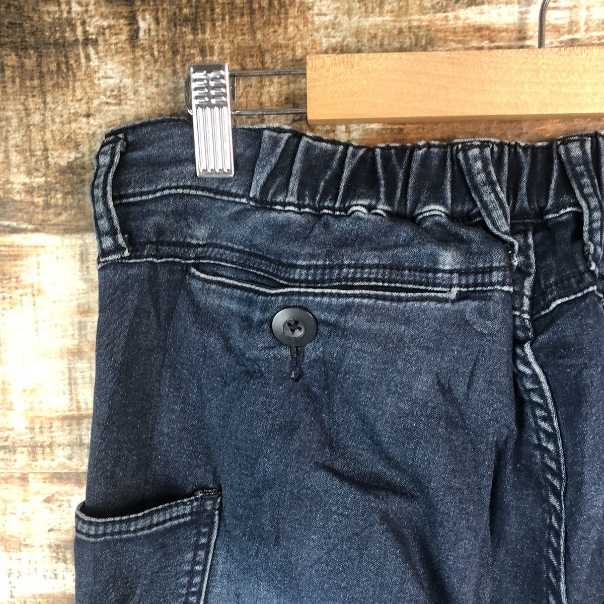 Japanese Brand Fieldcore Japanese utility tactical Blue Denim Pants #A2094 Size US 32 / EU 48 - 22 Thumbnail