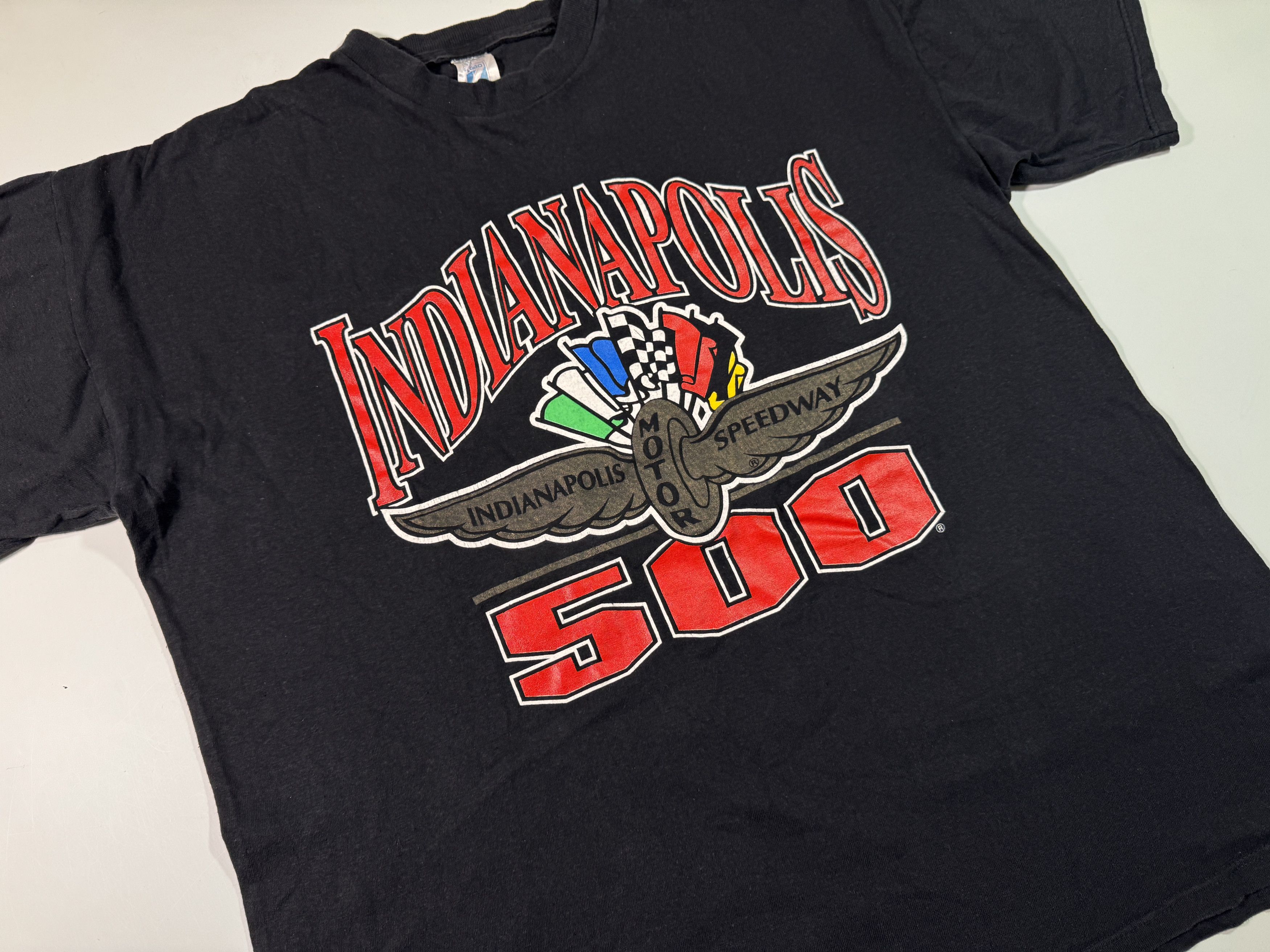 Vintage Vintage Indianapolis 500 T-shirt by Logo 7 Size US XL / EU 56 / 4 - 2 Thumbnail