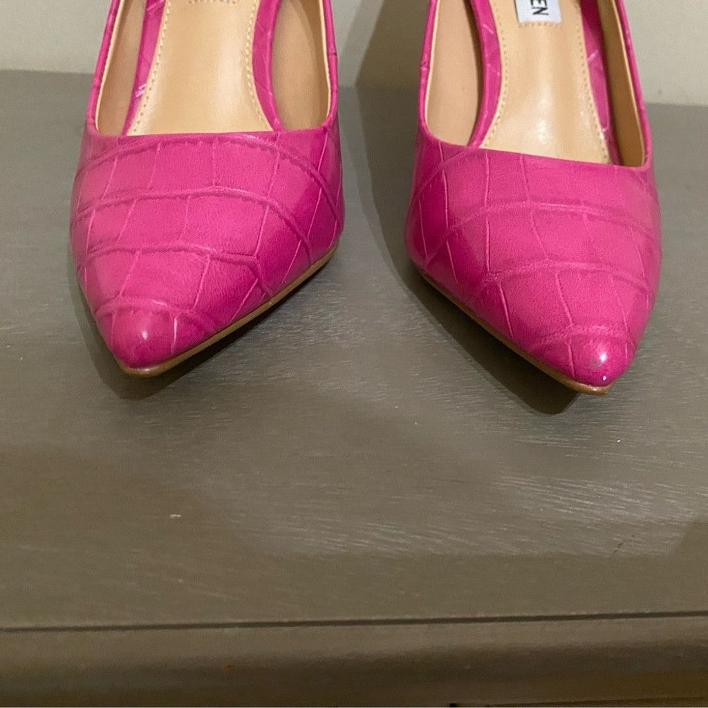 Steve Madden Steve Madden Vala-C Croco Print Stiletto Pumps Size US 6 / IT 36 - 3 Thumbnail