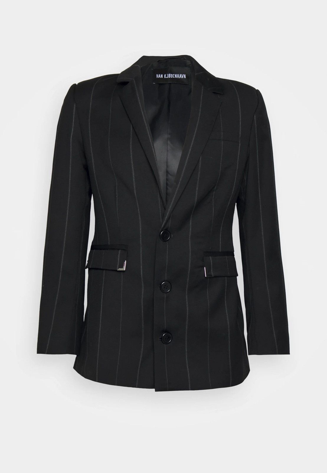 Han Kjobenhavn !DS! AW22 Han Kjobenhavn Sharped Striped Suit Size 40S - 3 Thumbnail