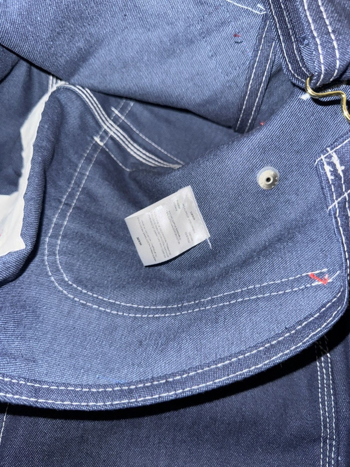 Dickies [30x30] Dickies Japanese Sashiko Custom Overalls – Indigo Size US 30 / EU 46 - 5 Thumbnail