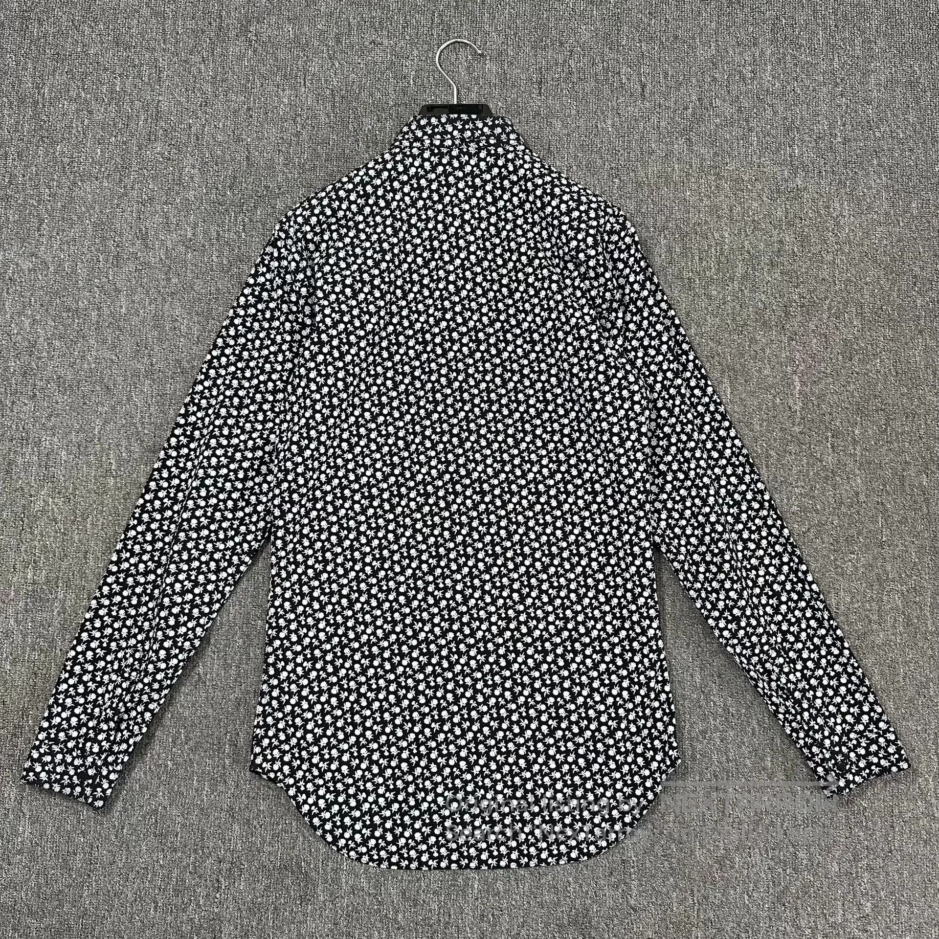 Dior Dior Black Floral Print Shirt. Size S / US 4 / IT 40 - 3 Thumbnail
