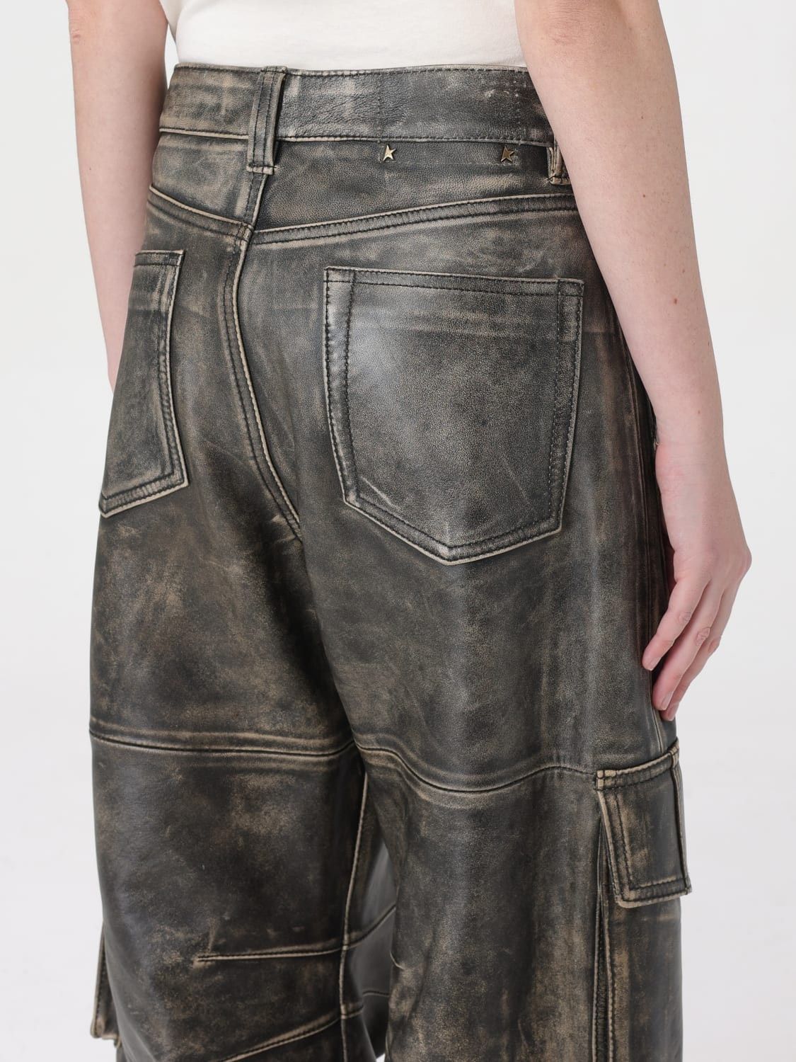 Golden Goose o1y0725 Cargo Pant in Lead Size 26" / US 2 / IT 38 - 4 Thumbnail