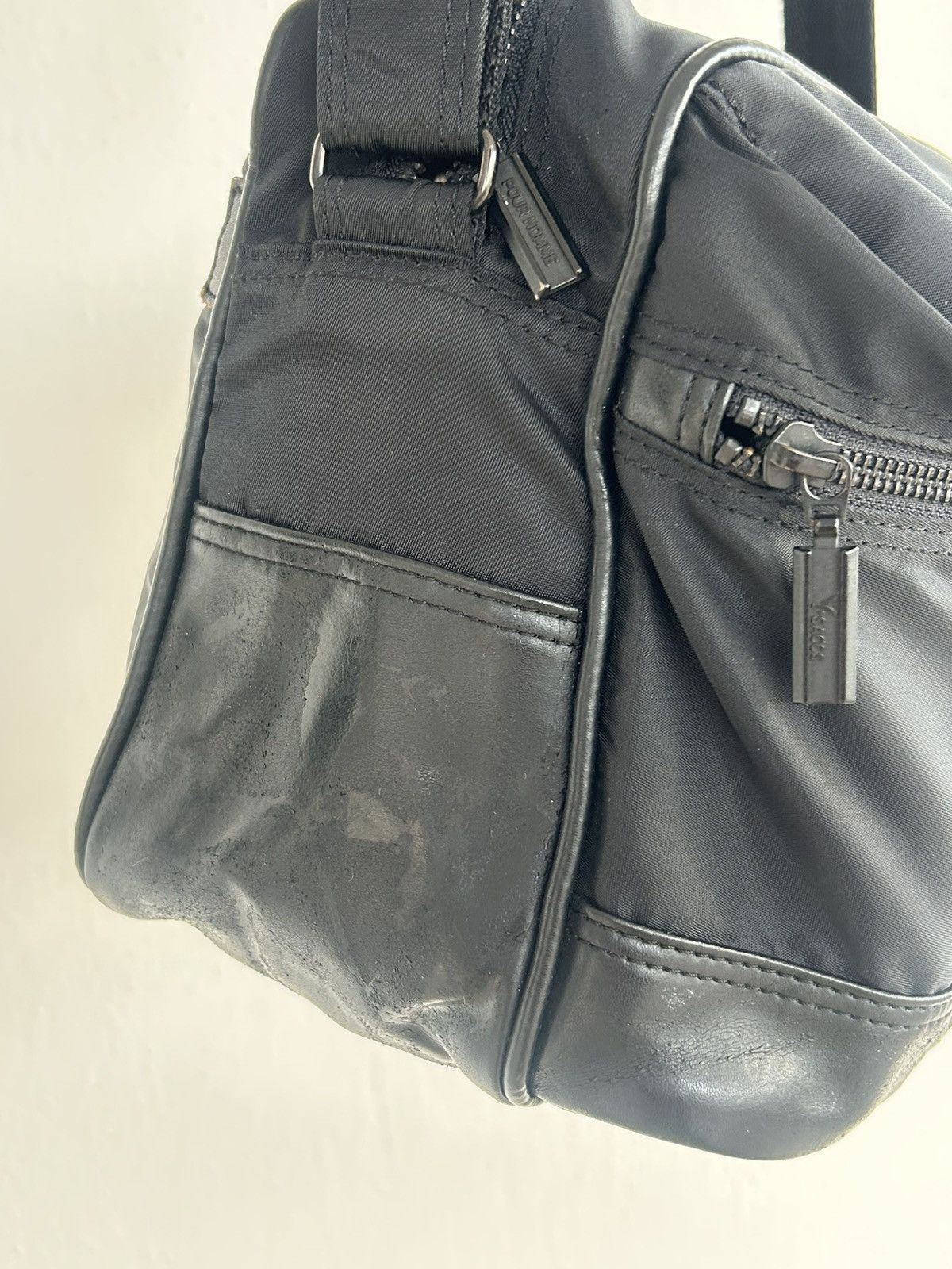 Y's Y’s Pour Homme Vintage Black Nylon Shoulder Bag Size ONE SIZE - 6 Thumbnail