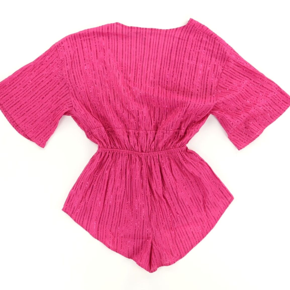 Victoria's Secret VINTAGE Victoria's Secret Lace Sheer Robe Solid V-Neck Tank Top Pink Women's S Size ONE SIZE - 4 Thumbnail