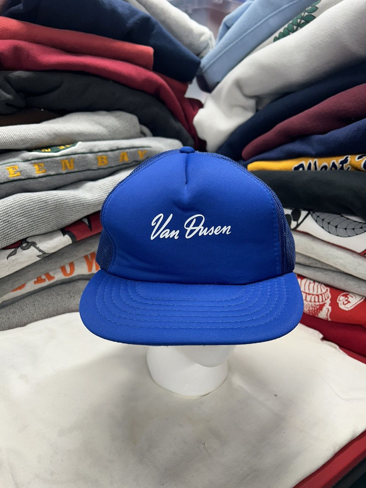 Vintage Crazy Vintage 90s Blue Skater Grunge Trucker Snapback Hat Size ONE SIZE - 1 Thumbnail