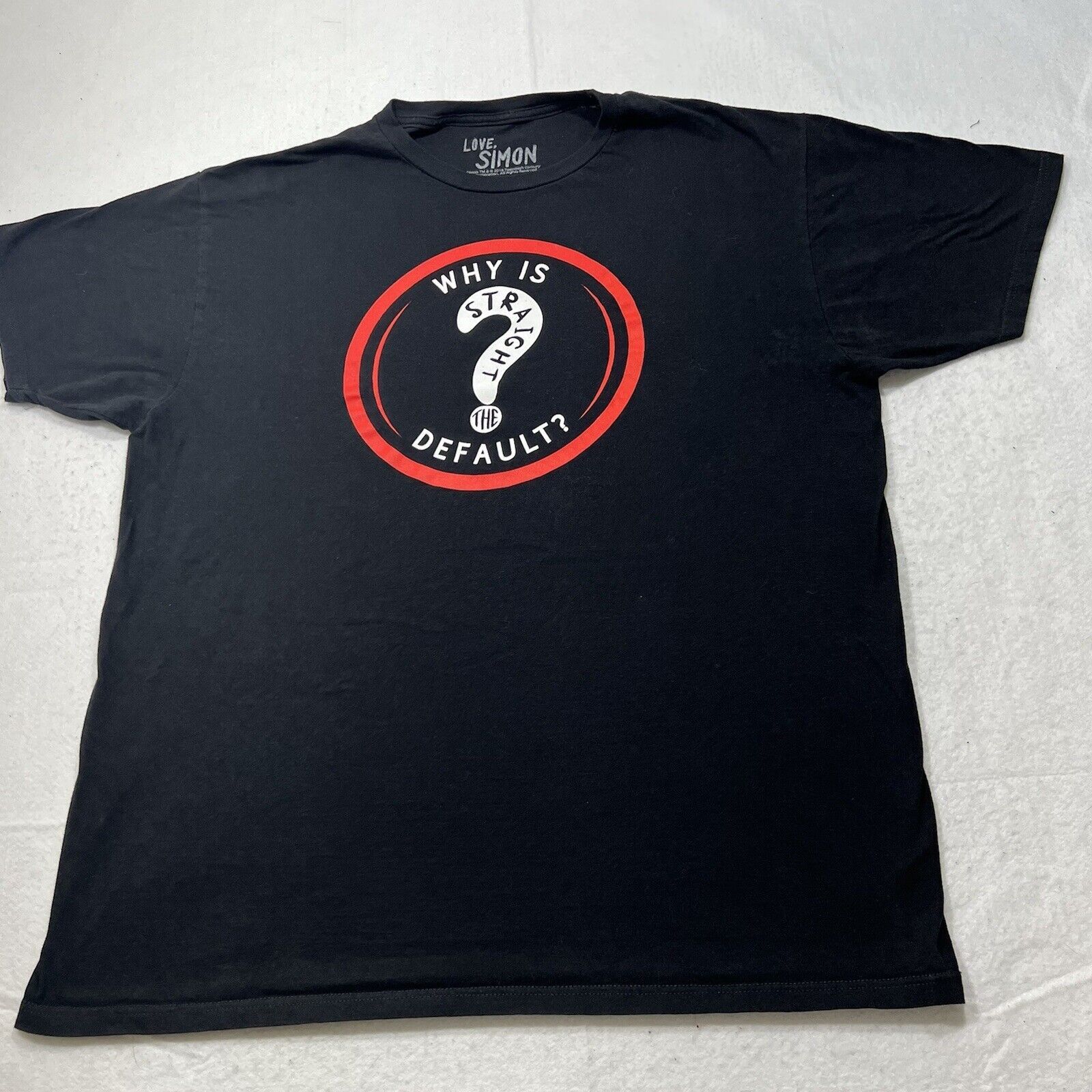 Ripple Junction Love, Simon Why Is Straight the Default Graphic T Shirt Size US XL / EU 56 / 4 - 1 Thumbnail