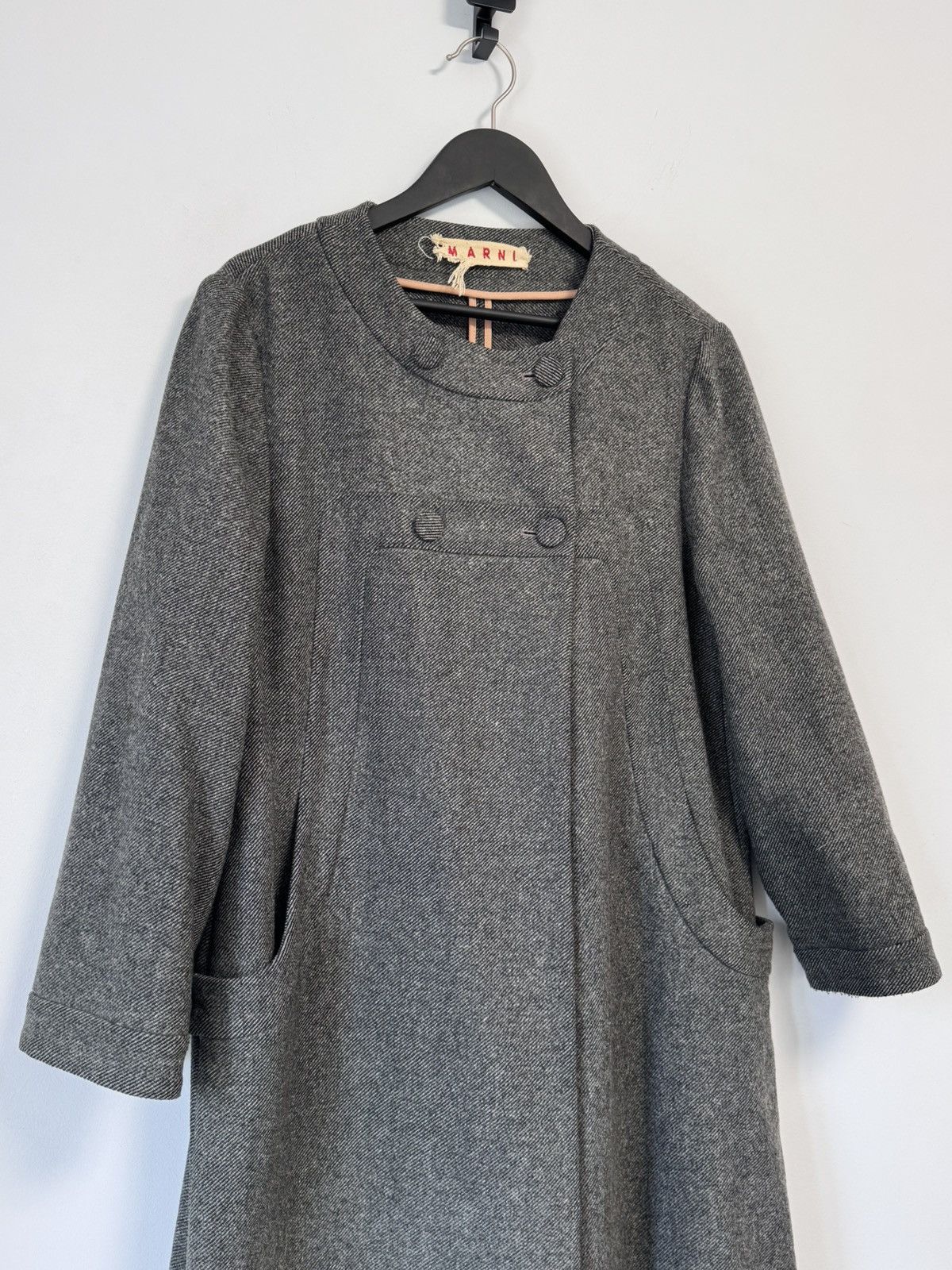 Marni Marni Trench Coat Wool Vintage Size L / US 10 / IT 46 - 3 Thumbnail
