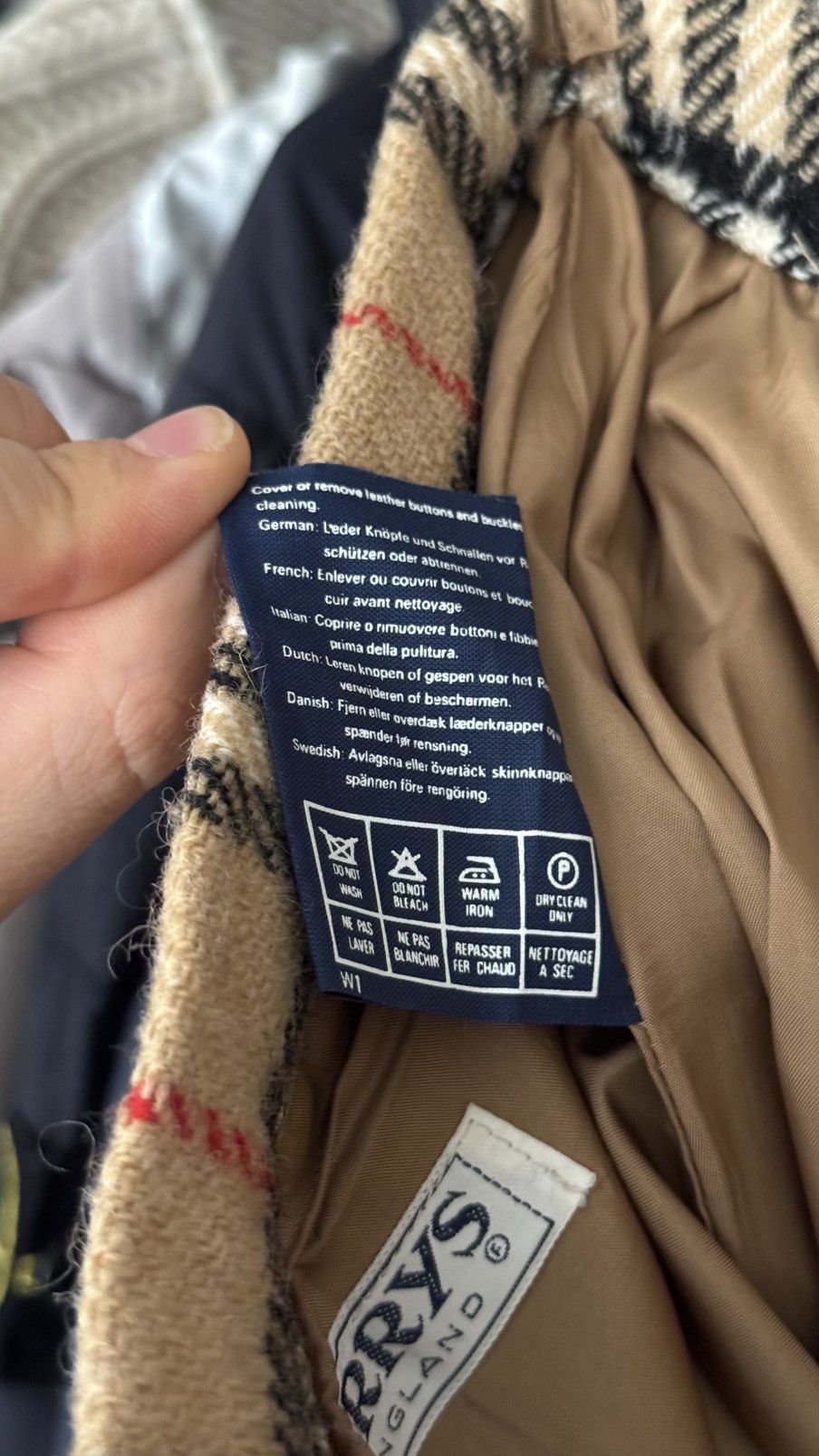 Burberry × Vintage 90s Vintage Burberrys skirt 100% wool Size 25" / US 0 / IT 36 - 11 Thumbnail