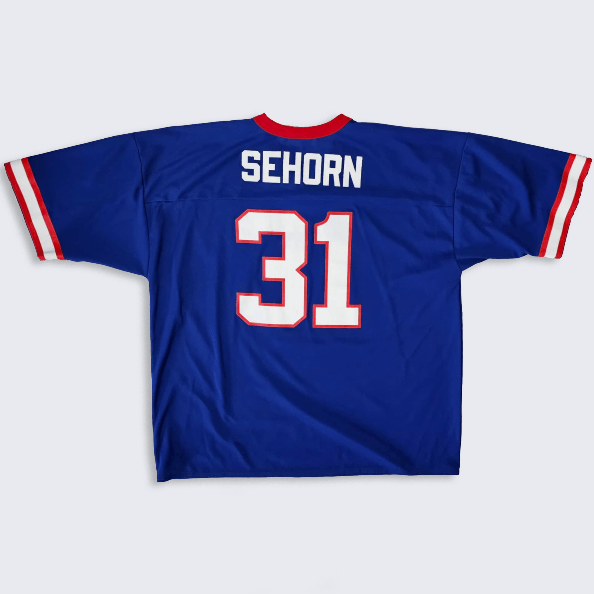 NFL New York Giants 90s Jason Sehorn Logo 7 Football Jersey Size US XXL / EU 58 / 5 - 2 Thumbnail