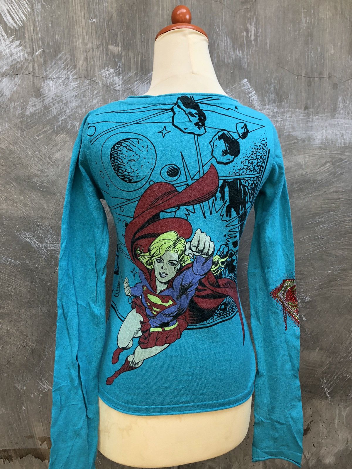 Japanese Brand Y2K Vintage Raw 7 “Superman” Long Sleeve T-shirt Size S / US 4 / IT 40 - 3 Thumbnail