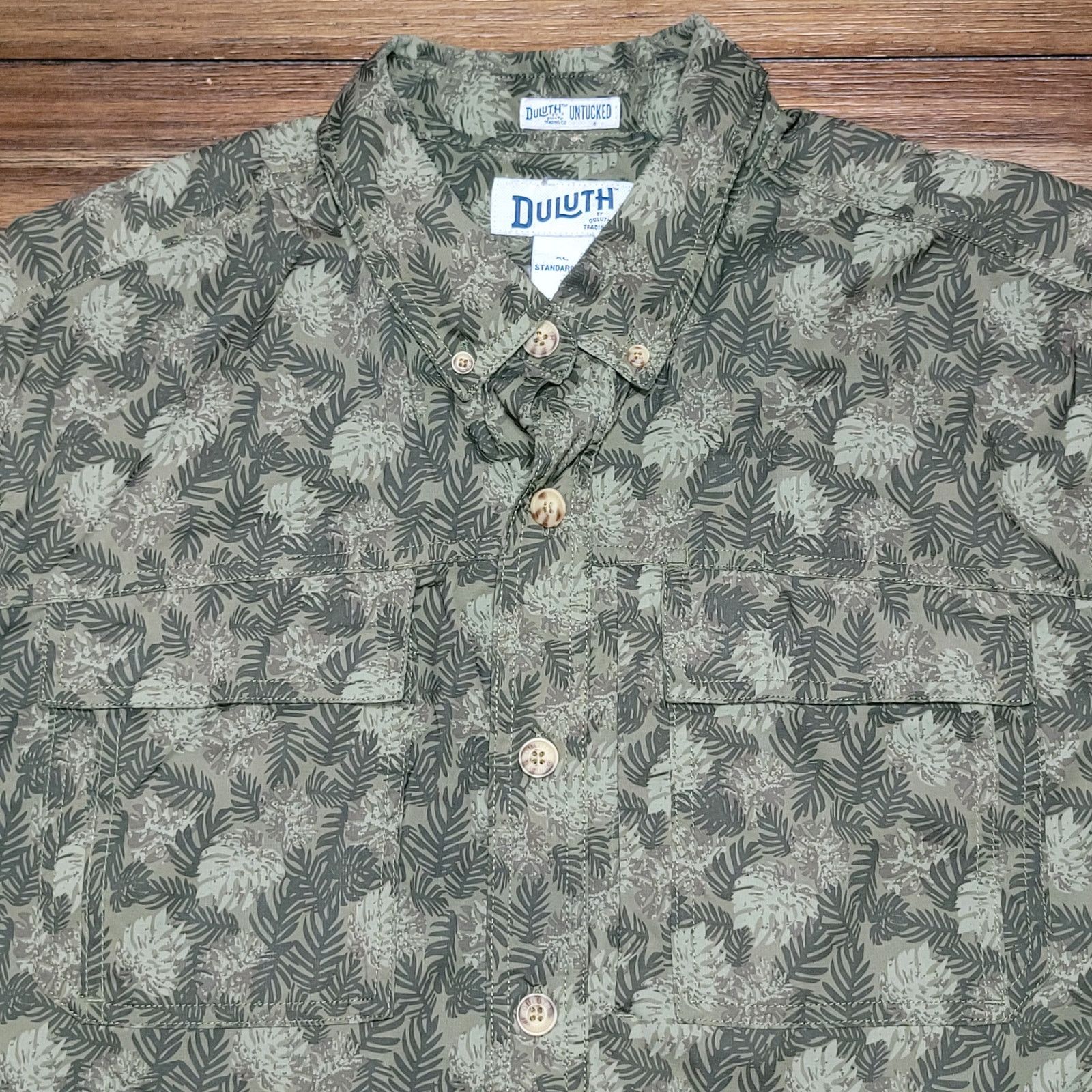 Duluth Trading Company Duluth Trading Co Full Button Standard Fit Shirt - Size XL Size US XL / EU 56 / 4 - 2 Thumbnail