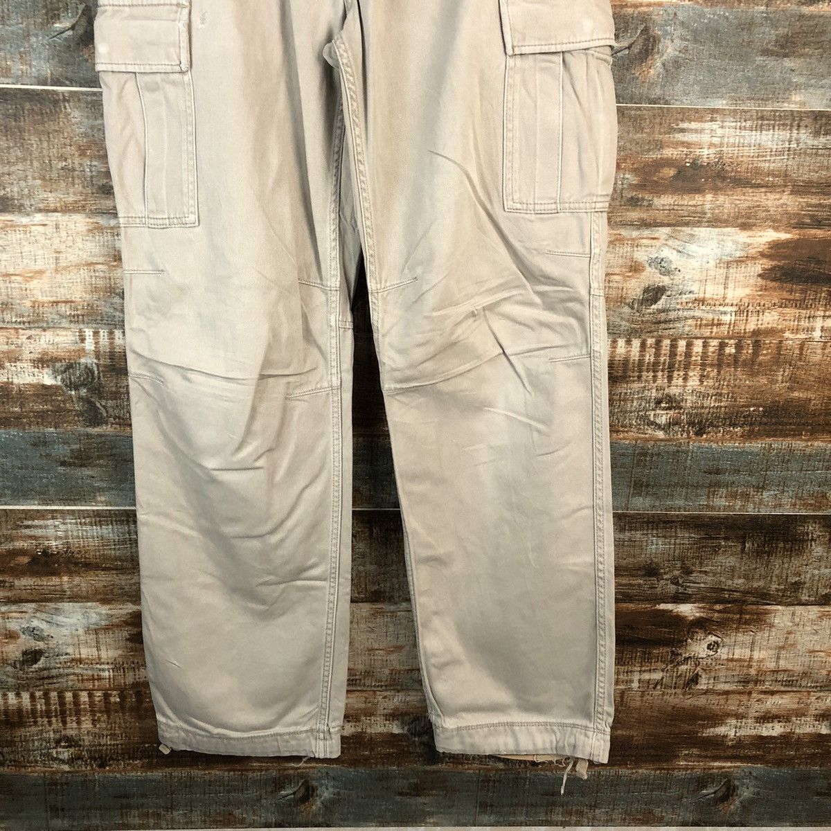 Japanese Brand DL Uniqlo Brown Cargo Multipocket Pants #C213 Size US 33 - 6 Thumbnail