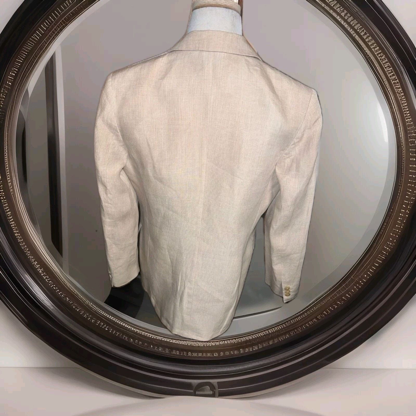 Max Mara Jacket MAX MARA Women Sz. 10 Beige Size L / US 10 / IT 46 - 2 Thumbnail