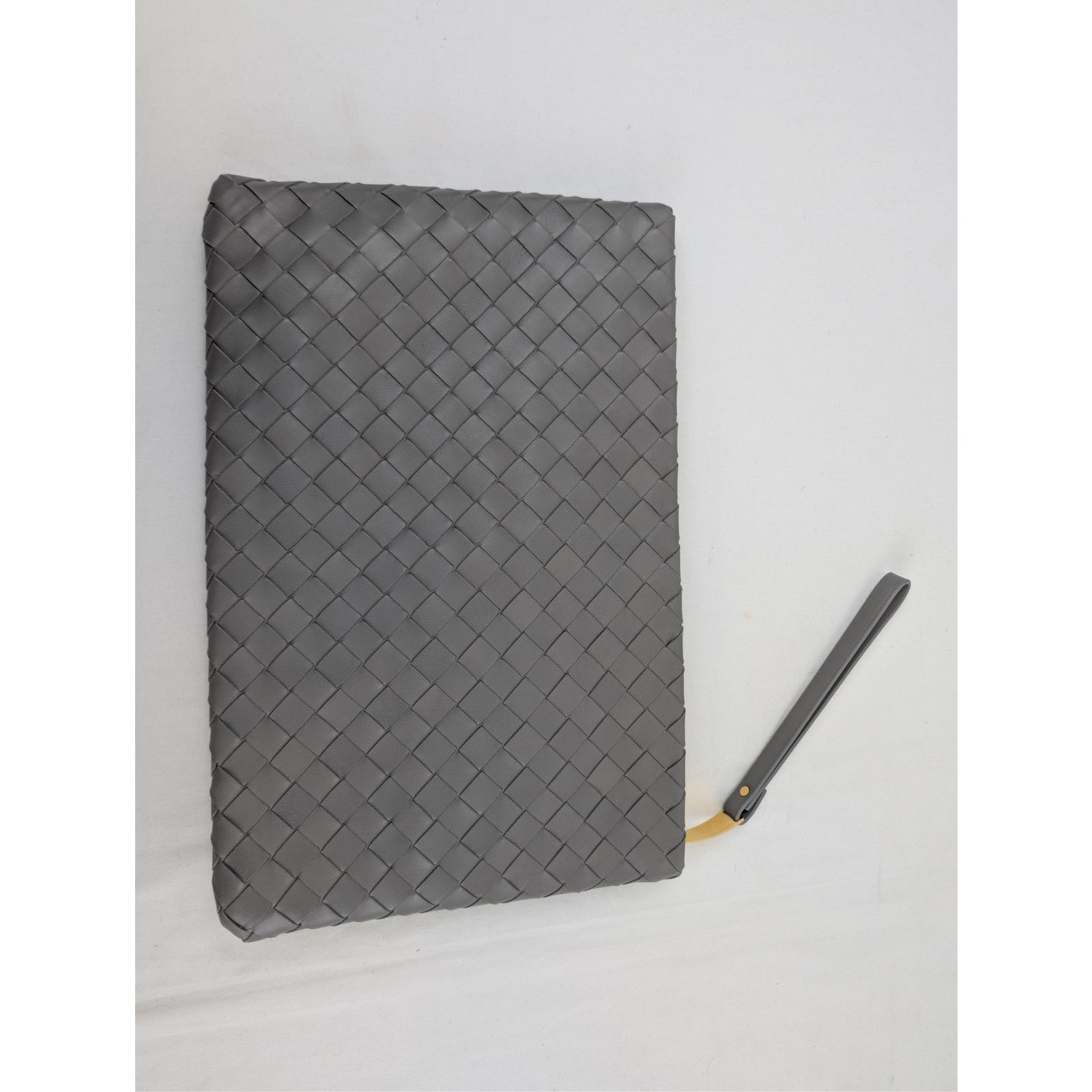 Bottega Veneta o1rshd1 Size: OS / intrecciato leather document case in grey Size ONE SIZE - 3 Thumbnail
