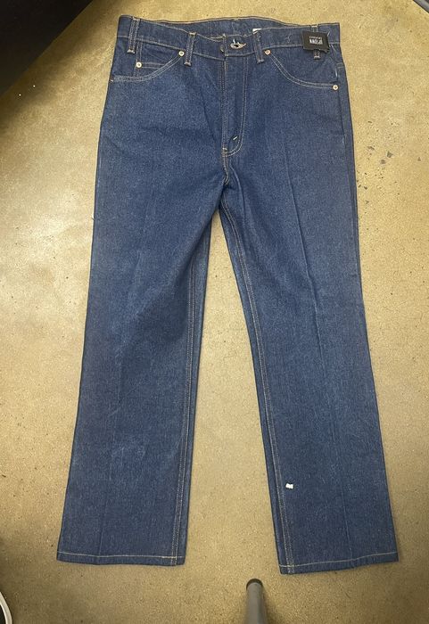 Vintage Levi's Pants Mens 34 x 32 Blue Denim Jeans Orange Tab 517