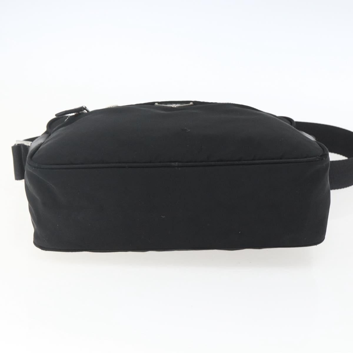 Prada PRADA Shoulder Bag Nylon Black Silver Auth 165034 - Jerrillo Size ONE SIZE - 9 Thumbnail