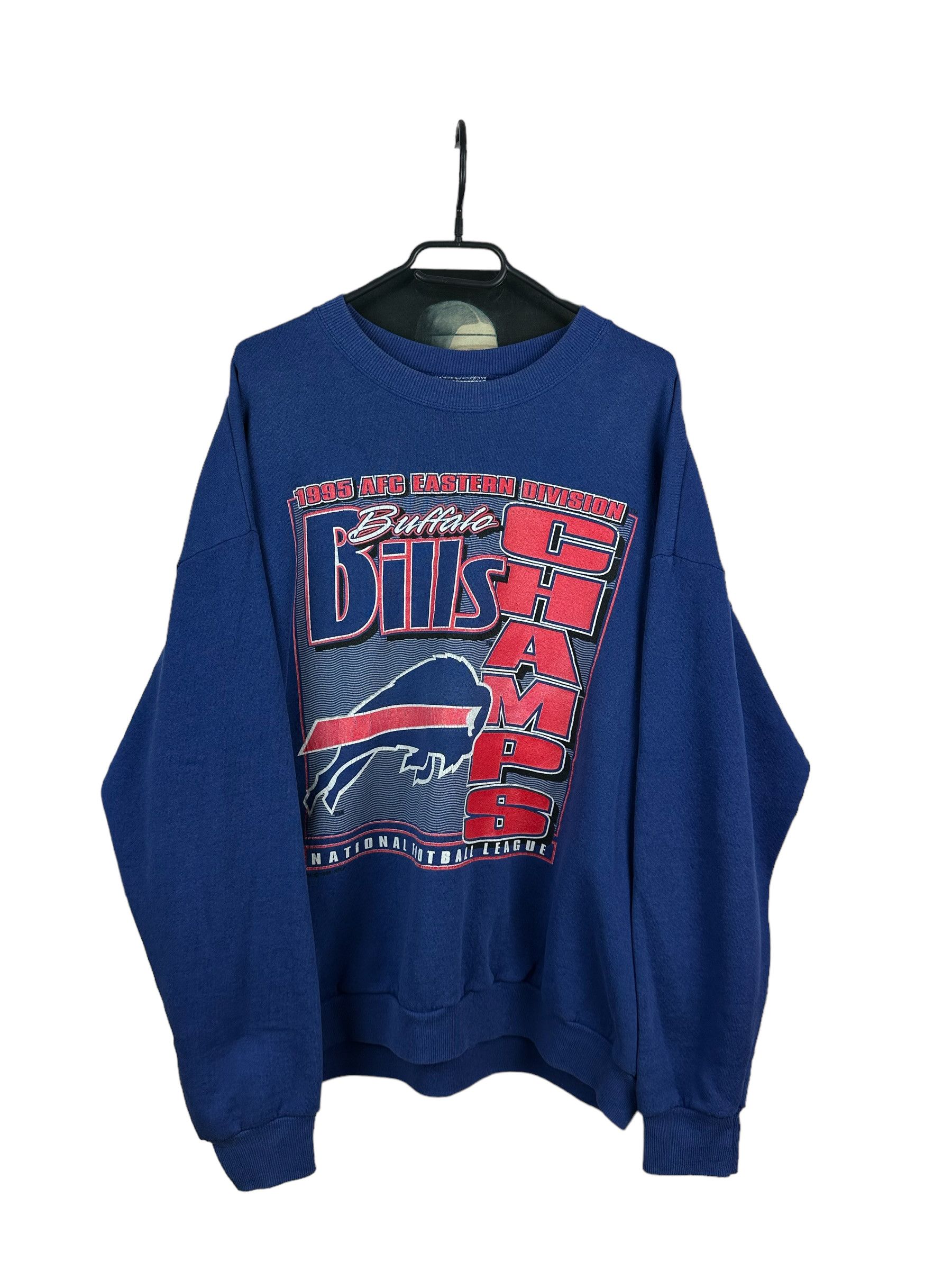 Vintage Vintage NFL Buffalo Bills Champs Sweatshirt Rare Hype