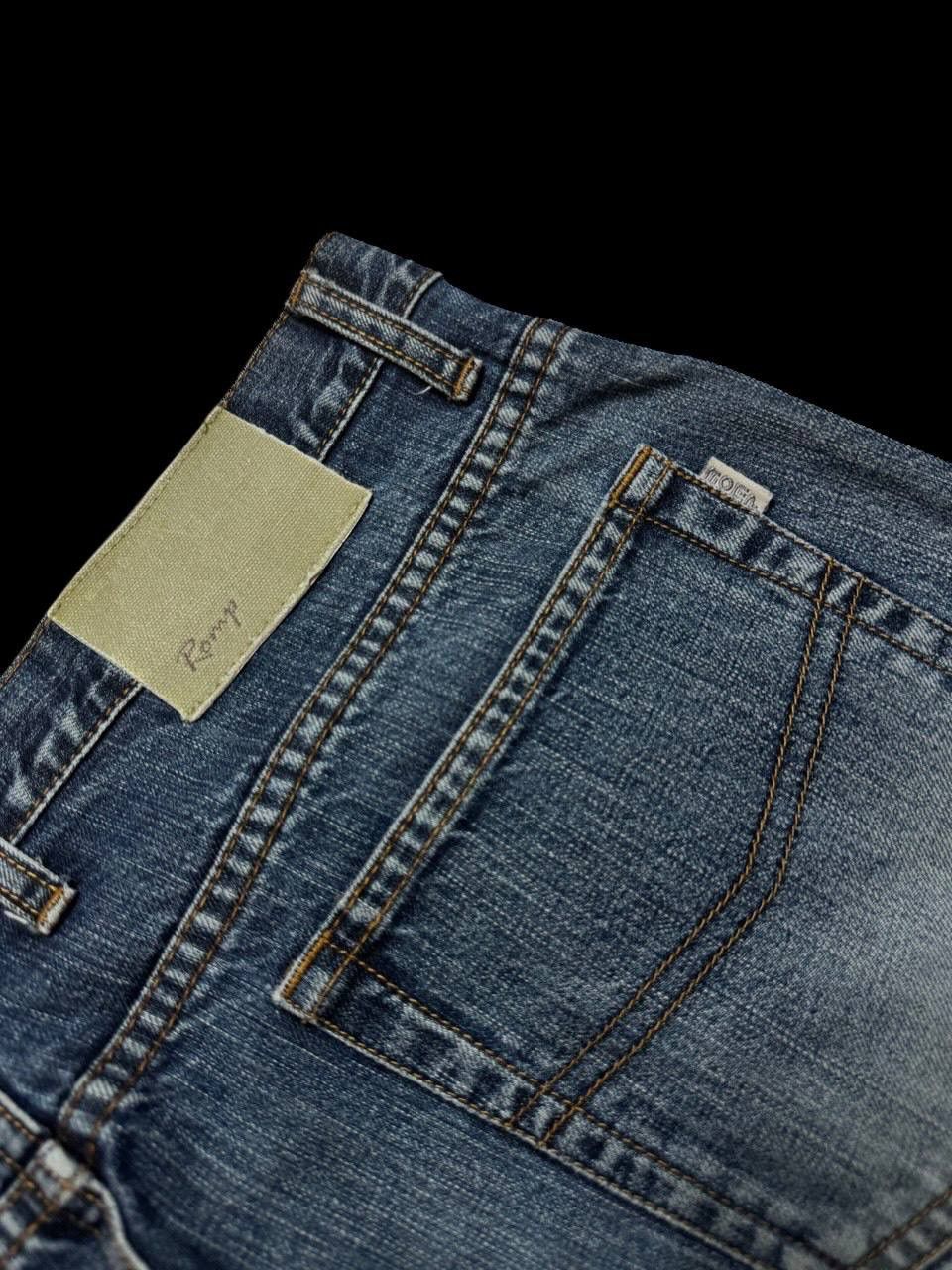 Japanese Brand WAIST-37 BAGGY Japanese Insane Mudwash Distressed Denim Jean Size US 37 - 19 Thumbnail
