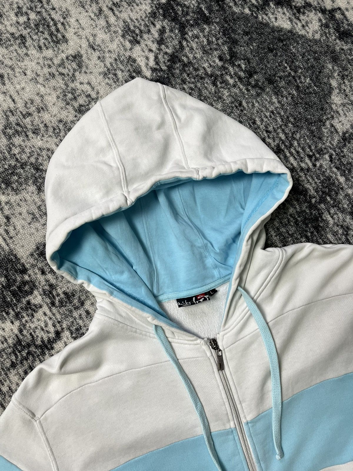 Quiksilver × Vintage Vintage Quiksilver Zip Up Hoodie Y2K Style Size US L / EU 52-54 / 3 - 4 Thumbnail