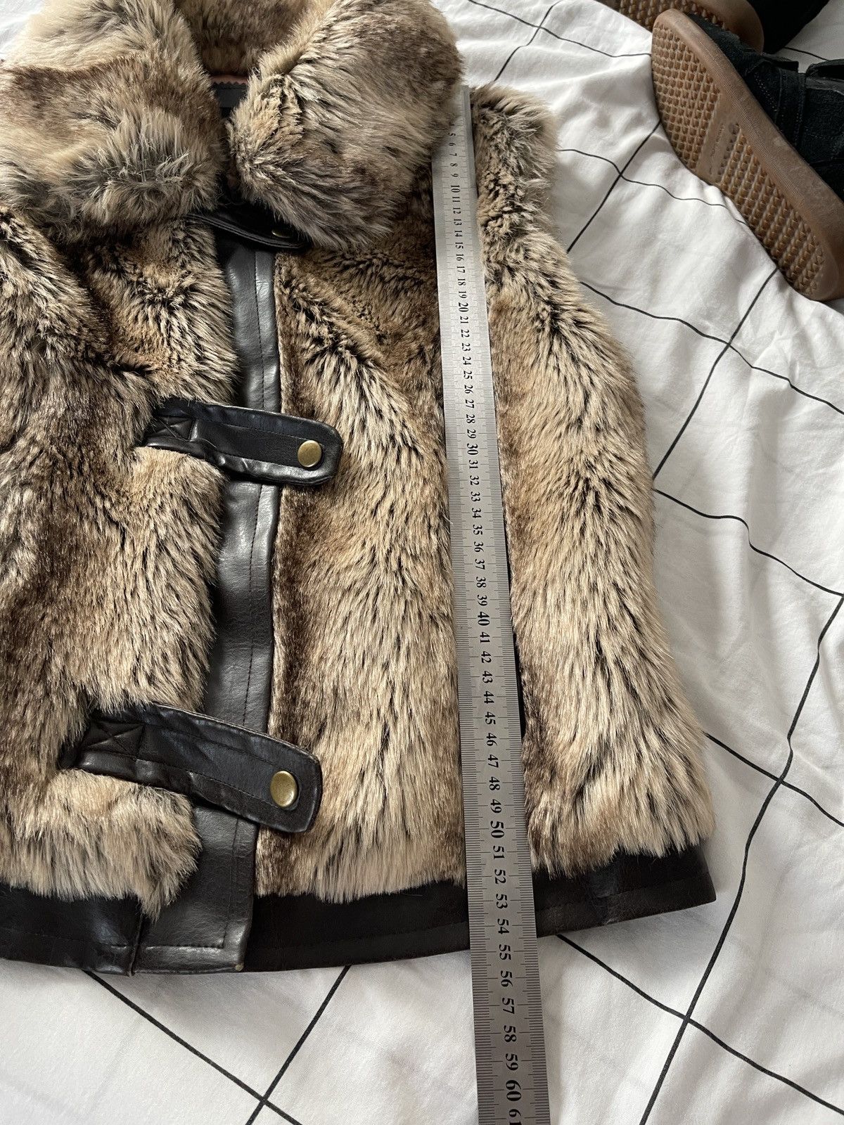 If Six Was Nine Vintage Issey Miyake Yohji vibe FUR Fuzzy Avant Garde Vest Size US M / EU 48-50 / 2 - 10 Thumbnail