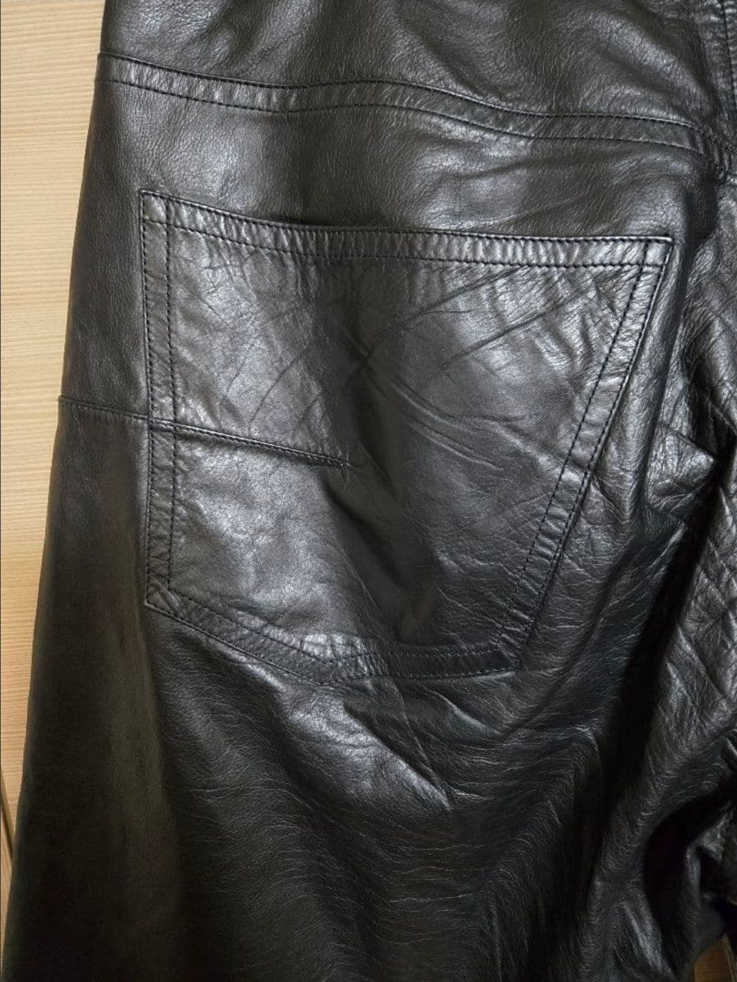 Dior Archive Dior Homme 04SS Strip Leather Pants Hedi Slimane 44 Size US 28 / EU 44 - 6 Thumbnail