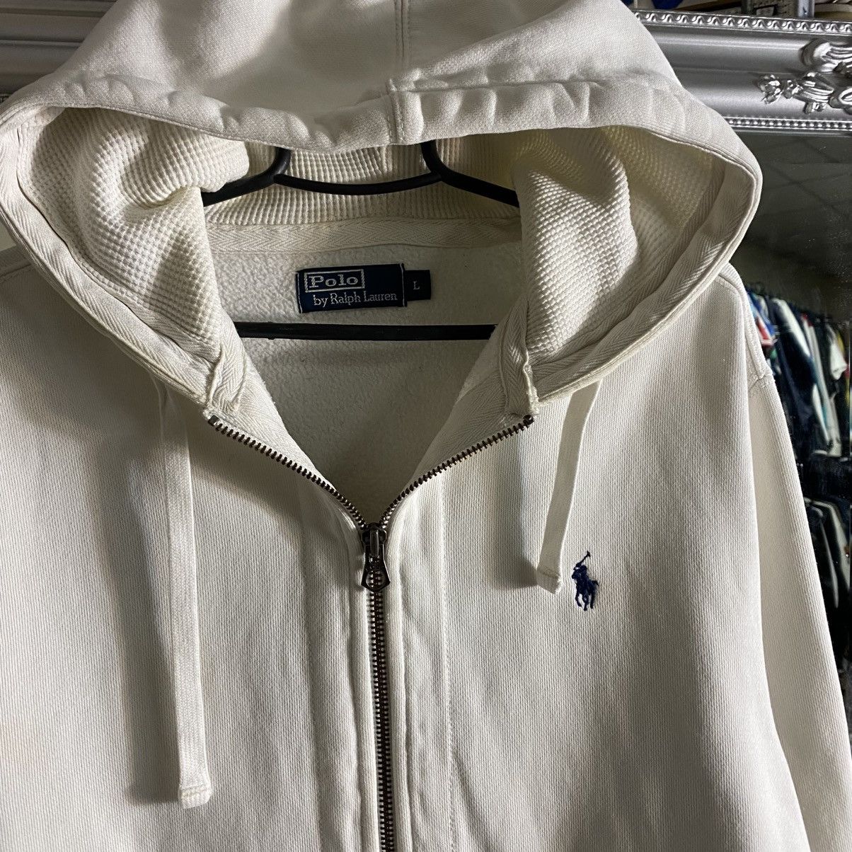 Polo Ralph Lauren Vintage Polo Ralph Lauren Zip Hoodie Size US L / EU 52-54 / 3 - 3 Thumbnail