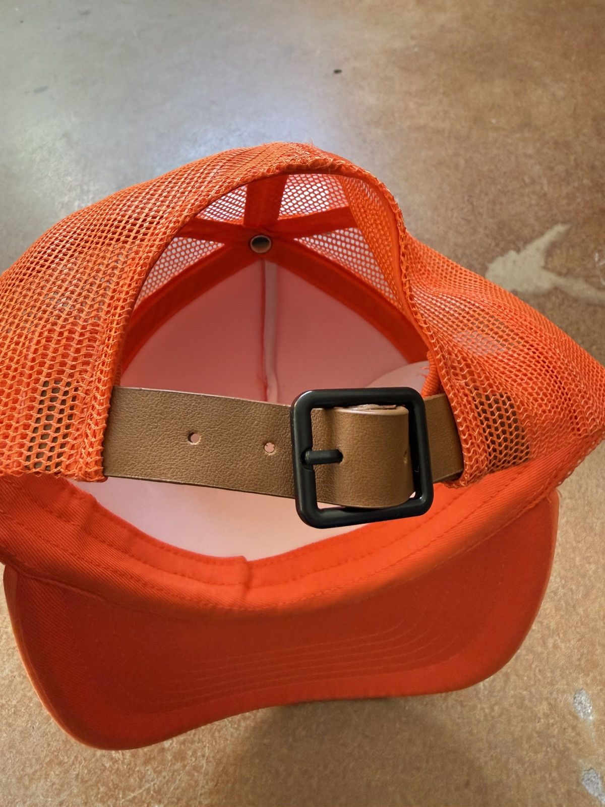 DENIM TEARS Denim Tears ADG Trucker Hat Orange Size ONE SIZE - 5 Thumbnail