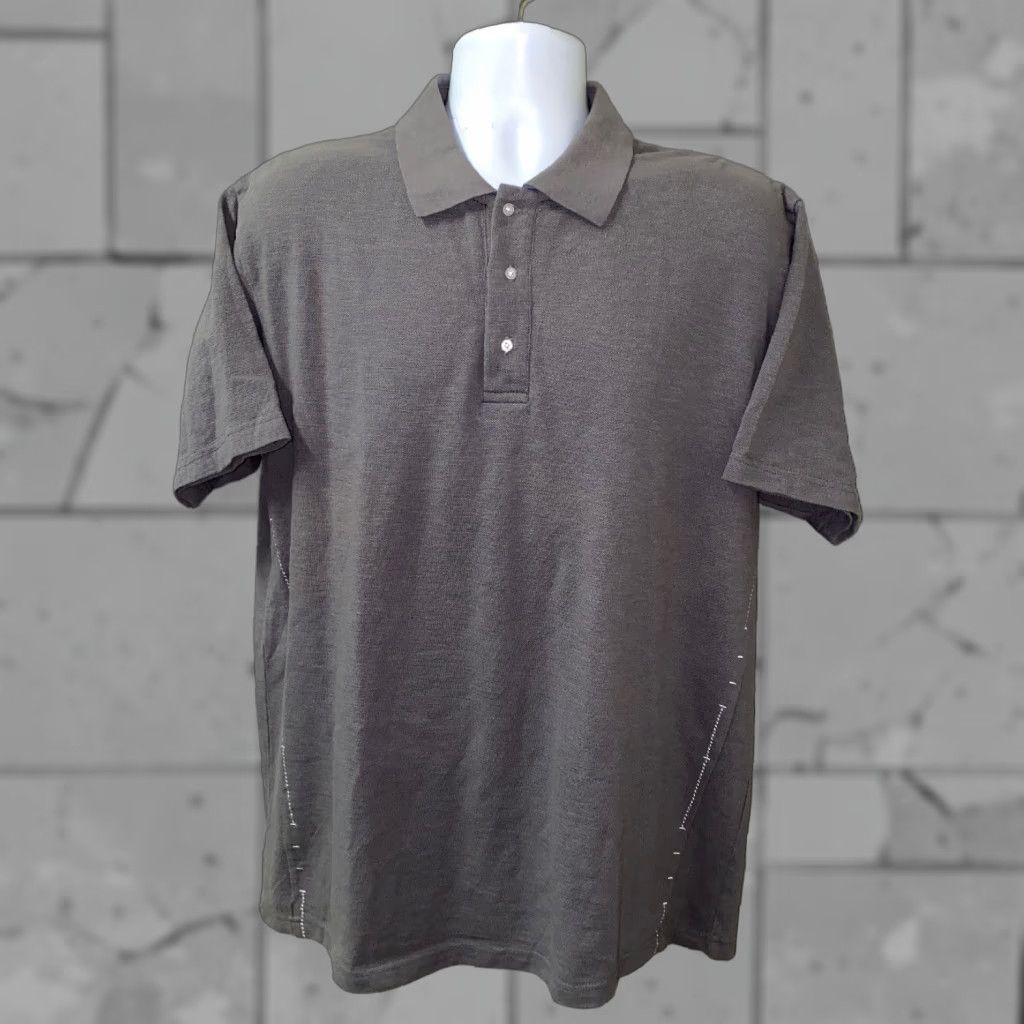 Robert Graham Robert Graham Polo Shirt Mens Gray Short Sleeve Golf Size L Size US L / EU 52-54 / 3 - 1 Thumbnail