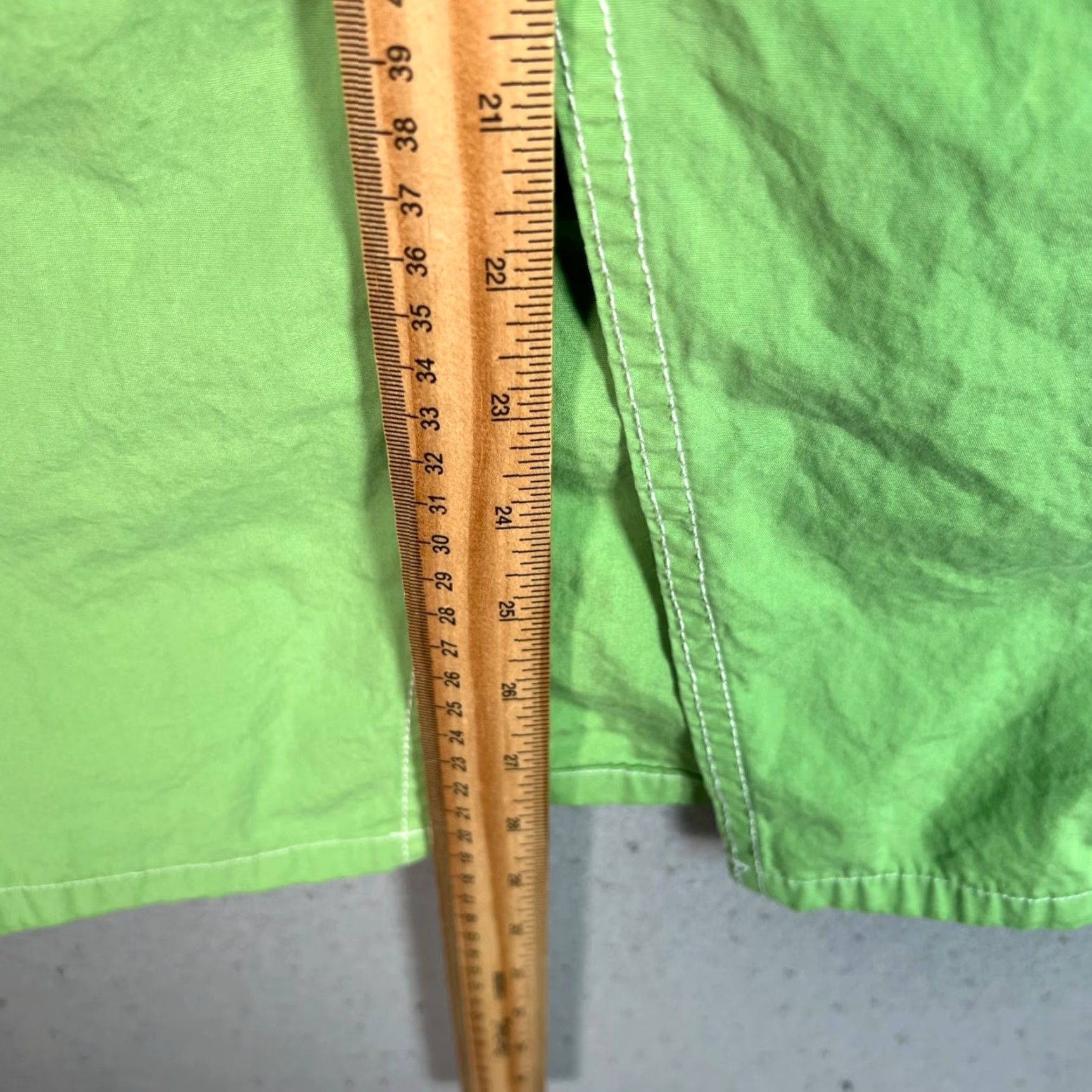 Vintage Pilcro Womens Green Pencil Skirt Size 6 Cotton Blend Pockets Size 28" / US 6 / IT 42 - 6 Thumbnail