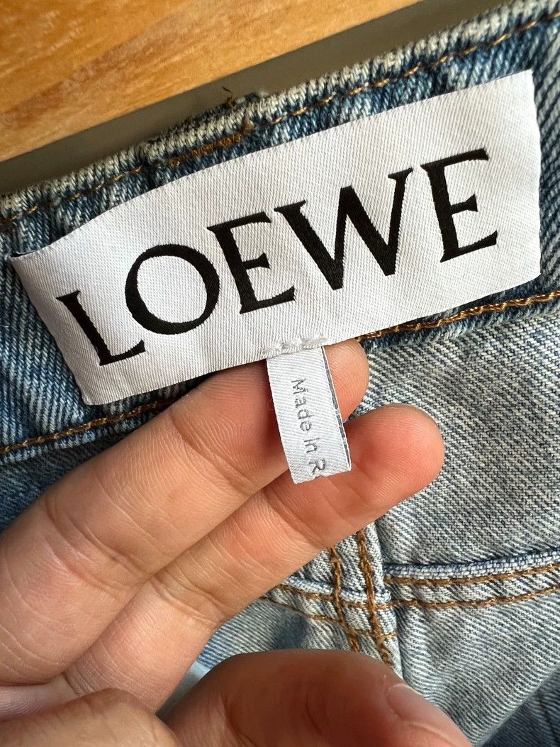 Loewe Loewe Blue jeans Size 37" - 4 Thumbnail