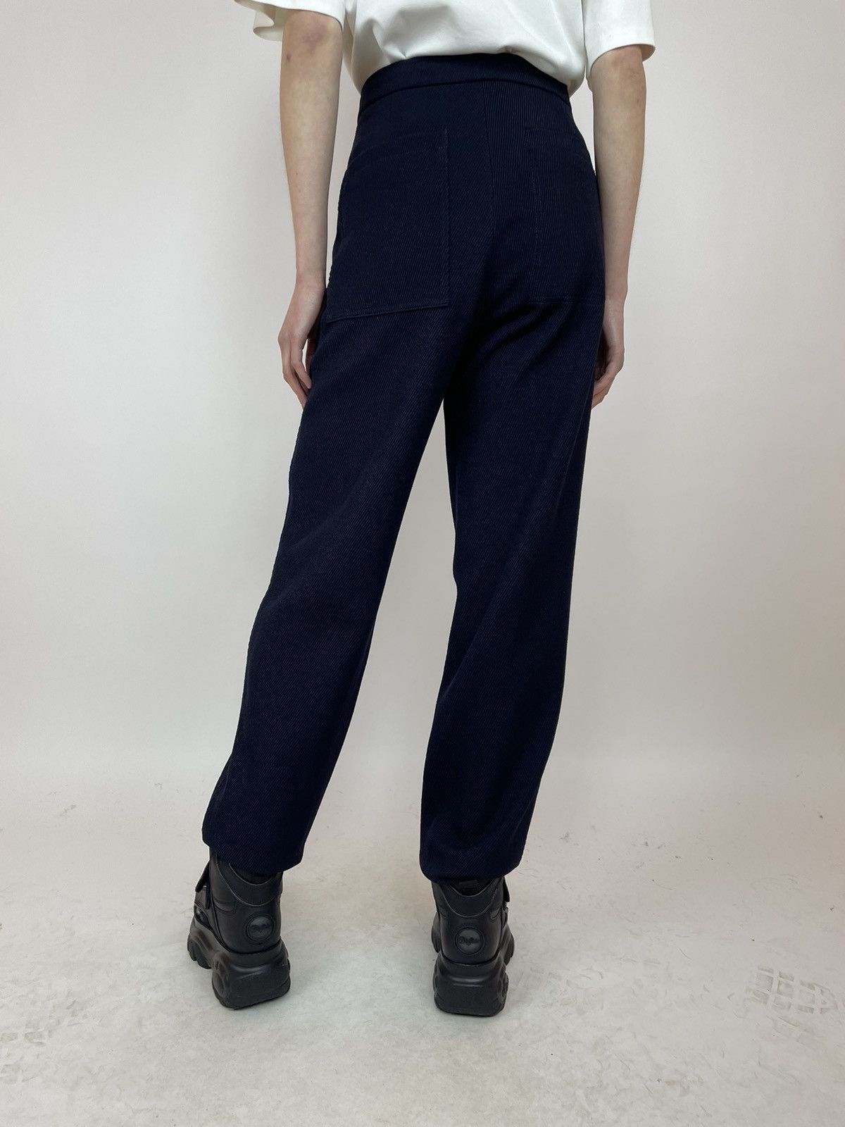 Cos × Japanese Brand COS Wool Trousers Women’s BIG SIZE size EUR 44 Size 32" / US 10 / IT 46 - 4 Thumbnail